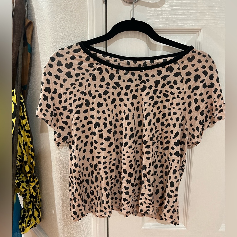 Leopard PJ tee, but can be worn out